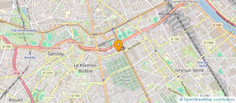 localisation de l'entreprise A PARIS ENSEIGNES à IVRY-SUR-SEINE