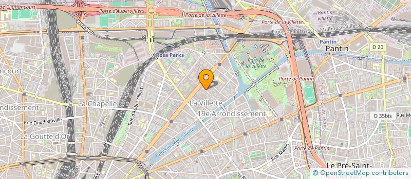 localisation de l'entreprise A PARNASSA  PARIS