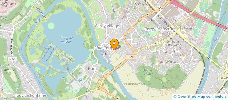 localisation de l'entreprise A PARTIR DE DOUZE à CERGY