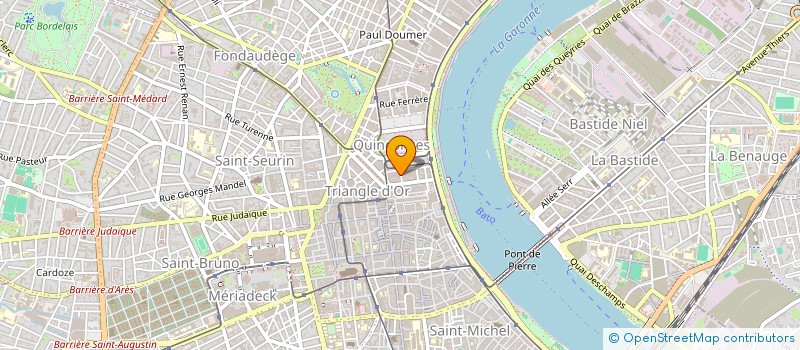 localisation de l'entreprise A PARTNERS  BORDEAUX