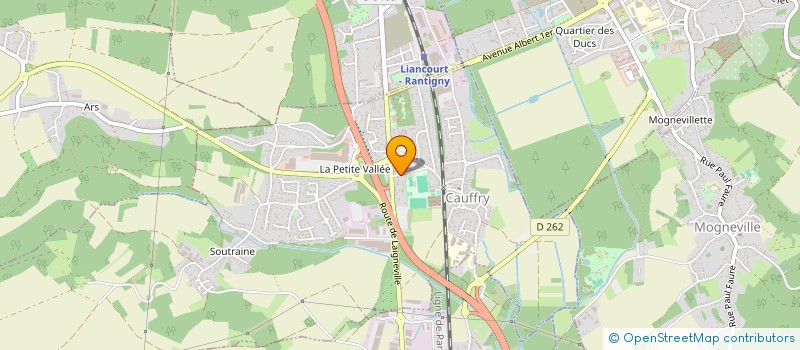 localisation de l'entreprise A PAS D'OURSON 2  CAUFFRY