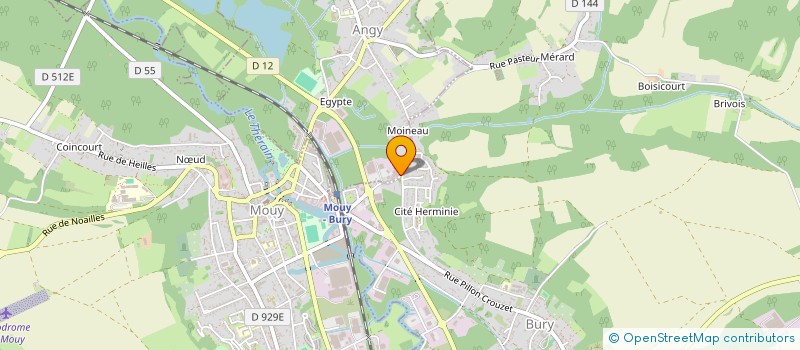 localisation de l'entreprise A PAS D'OURSON à ANGY