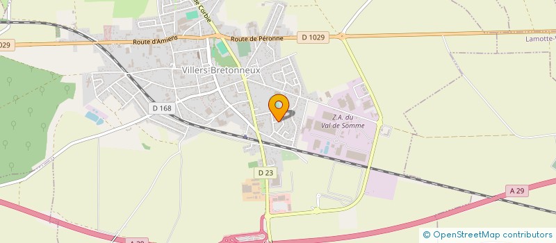 localisation de l'entreprise A PAS DE LOU à VILLERS-BRETONNEUX