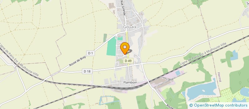 localisation de l'entreprise A PAS DE LOUP , RANDONNEE ET CANI-RANDO  GOUAIX