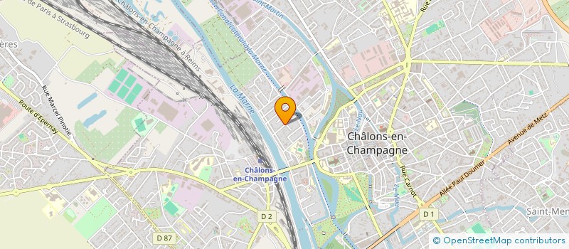 localisation de l'entreprise A PATTES DE VELOURS  CHALONS-EN-CHAMPAGNE