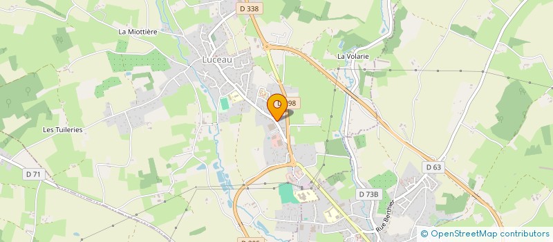 localisation de l'entreprise A PAVY à LUCEAU