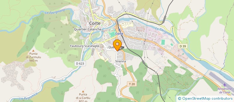localisation de l'entreprise A PENNA MUDERNA à CORTE