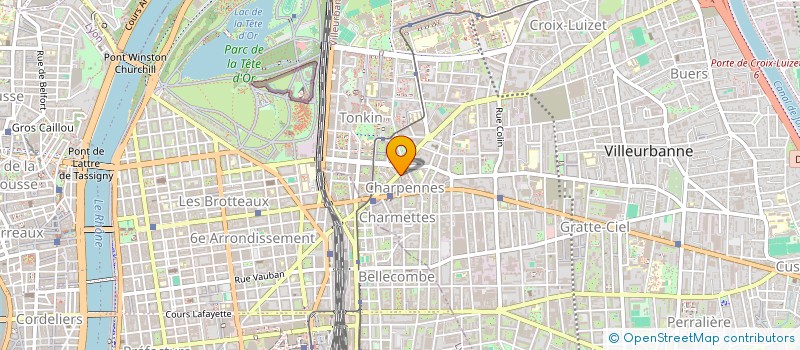 localisation de l'entreprise A'PETISCO  VILLEURBANNE