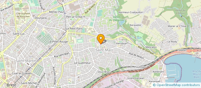 localisation de l'entreprise A PETIT PAS à BREST