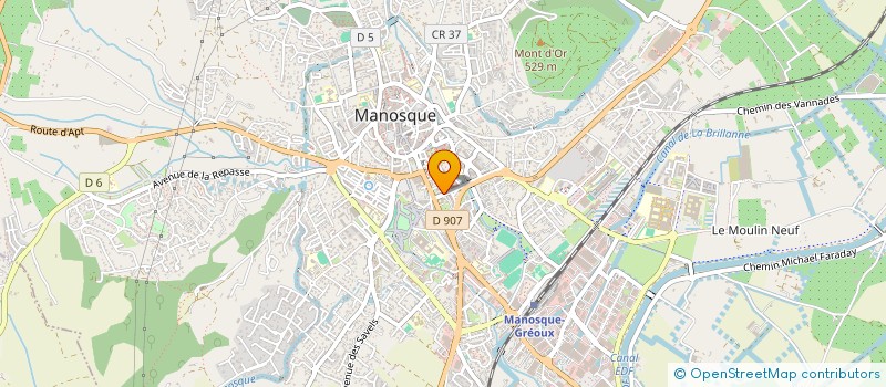 localisation de l'entreprise A PETIT PAS à MANOSQUE