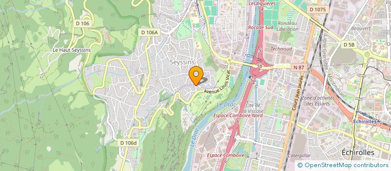 localisation de l'entreprise A PETITS POINTS COMPTES à SEYSSINS