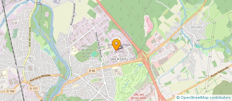 localisation de l'entreprise A.PEX  EPINAL