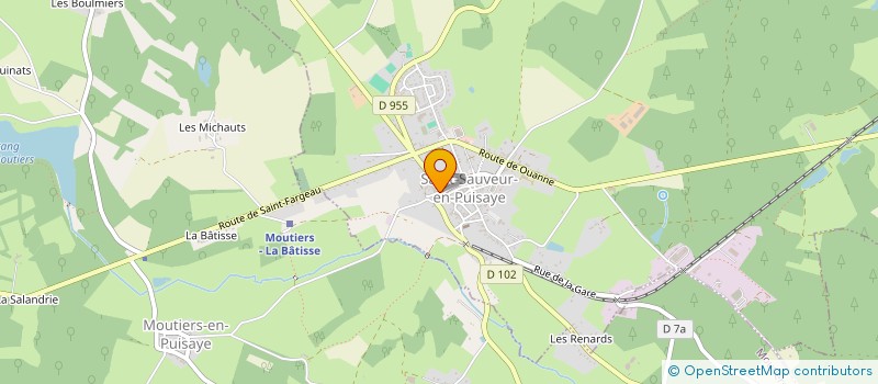 localisation de l'entreprise A PIACERE  SAINT-SAUVEUR-EN-PUISAYE