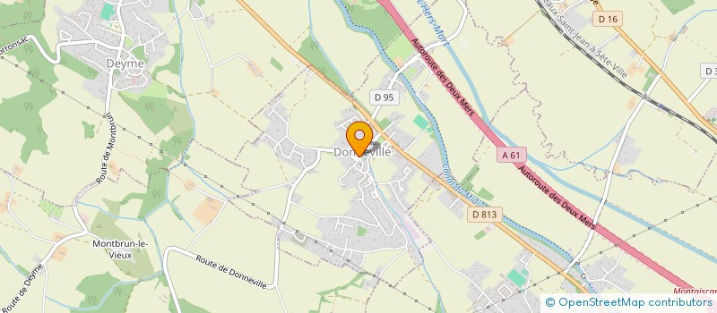 localisation de l'entreprise A PIACERE  DONNEVILLE