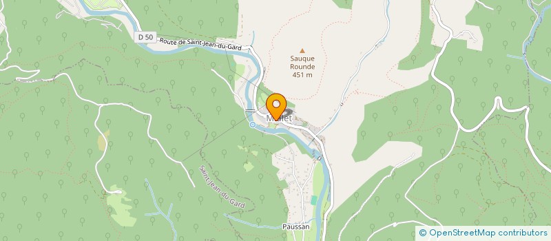 localisation de l'entreprise A.PICOLO à GENERARGUES
