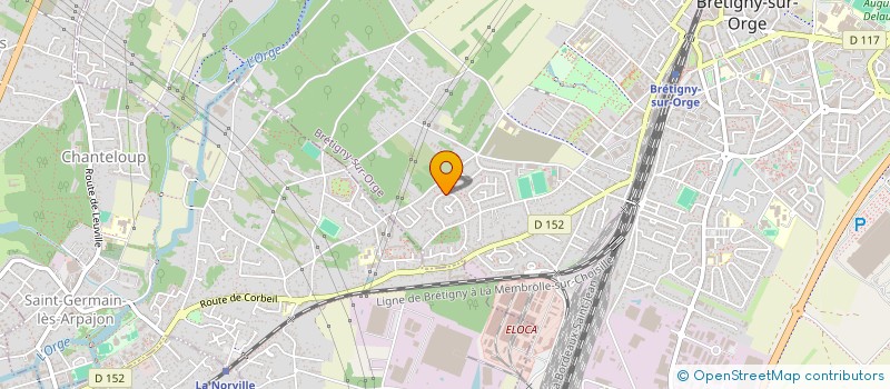 localisation de l'entreprise A PINETTA à BRETIGNY-SUR-ORGE