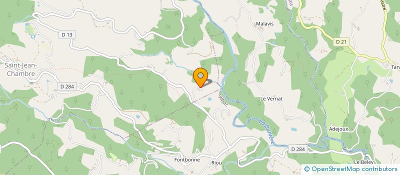 localisation de l'entreprise A PLANETE  SAINT-JEAN-CHAMBRE