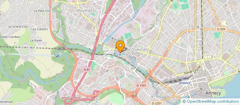 localisation de l'entreprise A PLEINE DANSE à ANNECY