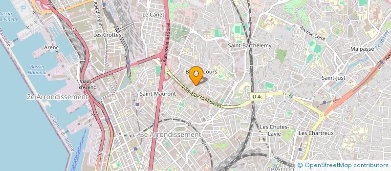 localisation de l'entreprise A PLOMB'  MARSEILLE