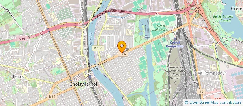 localisation de l'entreprise A PLUS à CHOISY-LE-ROI