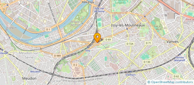 localisation de l'entreprise A PLUS C REZARD à ISSY-LES-MOULINEAUX