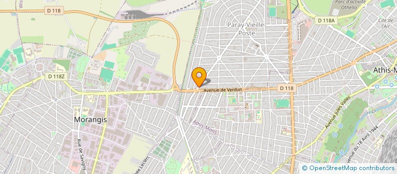 localisation de l'entreprise A PLUS NETTOYAGE SERVICE à PARAY-VIEILLE-POSTE