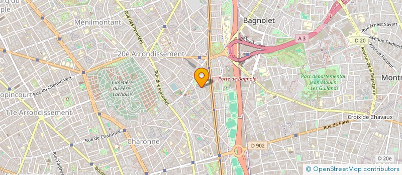 localisation de l'entreprise A PLUS TRANSPORT  PARIS