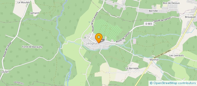 localisation de l'entreprise A'POD à SAINT-PIERRE-DE-MONS