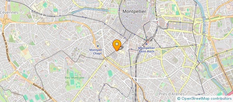 localisation de l'entreprise A PORTEE D'ARTS à MONTPELLIER