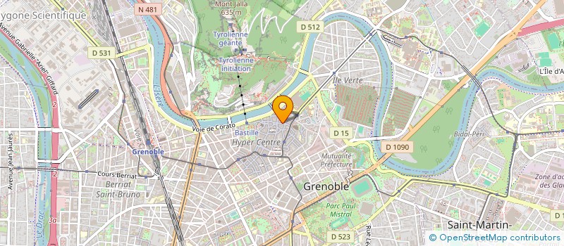 localisation de l'entreprise A PORTEE DE MAIN  GRENOBLE