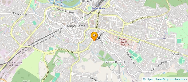localisation de l'entreprise A PORTEE DE MAINS à ANGOULEME