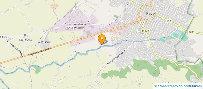 localisation de l'entreprise A PORTEE DE NOTES  REVEL