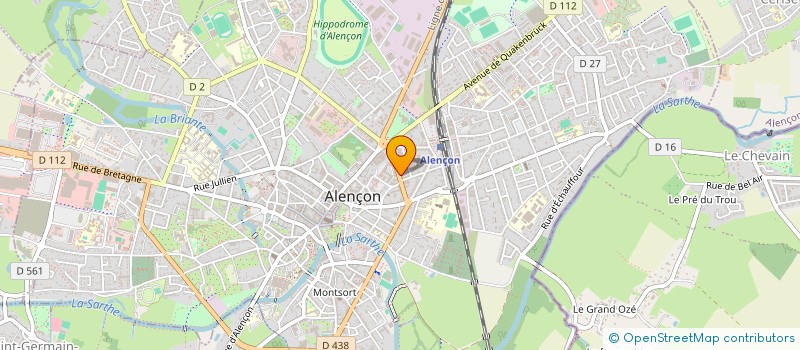 localisation de l'entreprise A PORTEE DE SOI à ALENCON