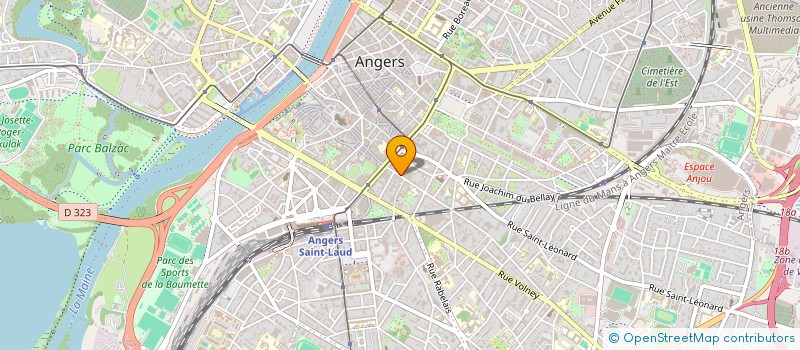 localisation de l'entreprise A PORTEE DE VOIX à ANGERS