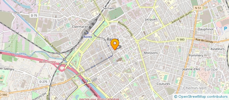 localisation de l'entreprise A PORTEE DE VUE  REIMS