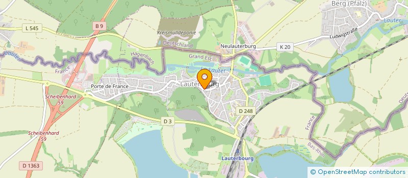 localisation de l'entreprise A PREMIERE VUE  LAUTERBOURG