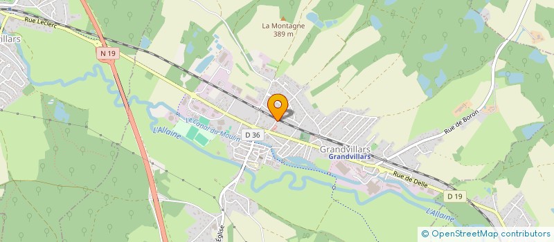 localisation de l'entreprise A PRENDRE OU A LAISSER à GRANDVILLARS