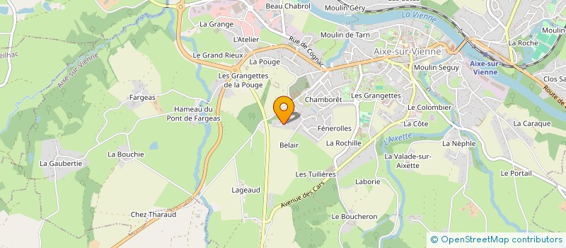 localisation de l'entreprise A PRINT STORY  AIXE-SUR-VIENNE
