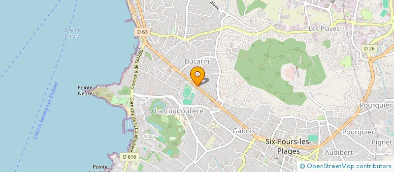 localisation de l'entreprise A PRIX CHOC à SIX-FOURS-LES-PLAGES