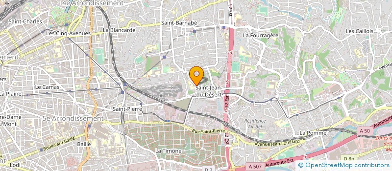 localisation de l'entreprise A. PROD à MARSEILLE