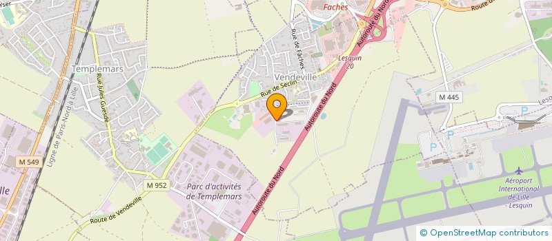 localisation de l'entreprise A PROPOS  VENDEVILLE