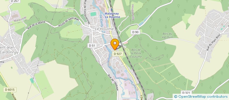 localisation de l'entreprise A'PSH à MONT-SAINT-AIGNAN