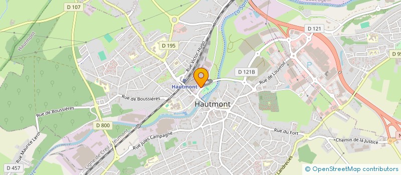 localisation de l'entreprise A.PTEC à HAUTMONT