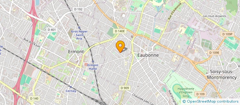 localisation de l'entreprise A.PUBLICITE à EAUBONNE