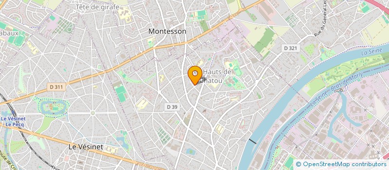 localisation de l'entreprise A PUISSANCE 4 à COLOMBES