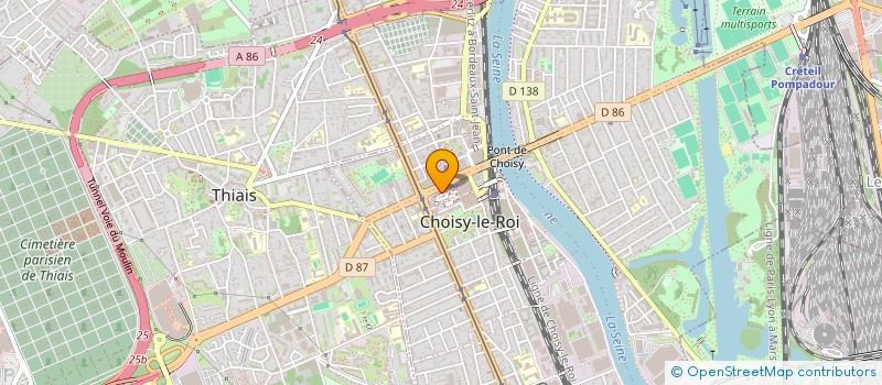 localisation de l'entreprise A PUISSANCE DEUX  CHOISY-LE-ROI