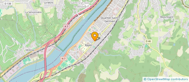 localisation de l'entreprise A.Q.C. E  VIENNE