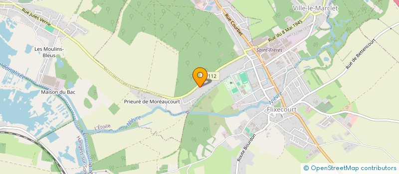 localisation de l'entreprise A QUAT' PATTES à FLIXECOURT