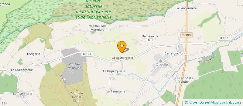 localisation de l'entreprise A'QUIA à MONTSENELLE