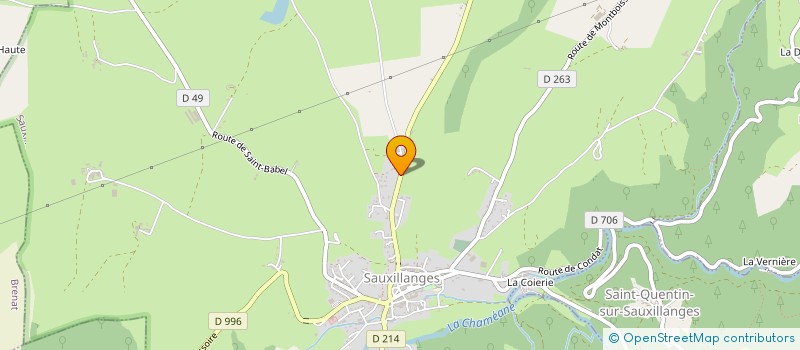 localisation de l'entreprise A&R  SAUXILLANGES